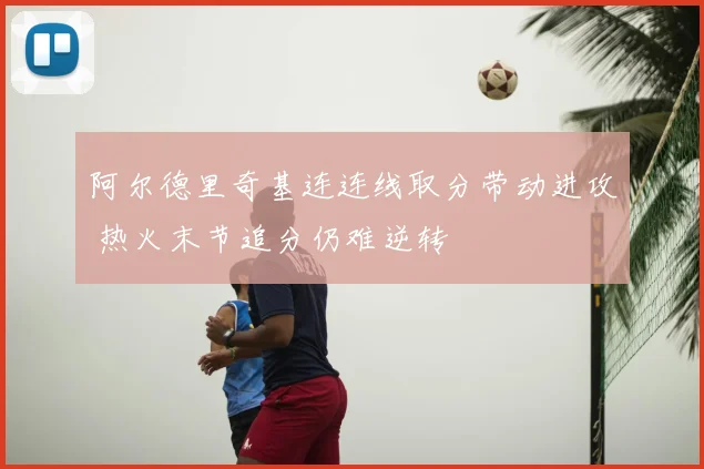 阿尔德里奇基连连线取分带动进攻 热火末节追分仍难逆转